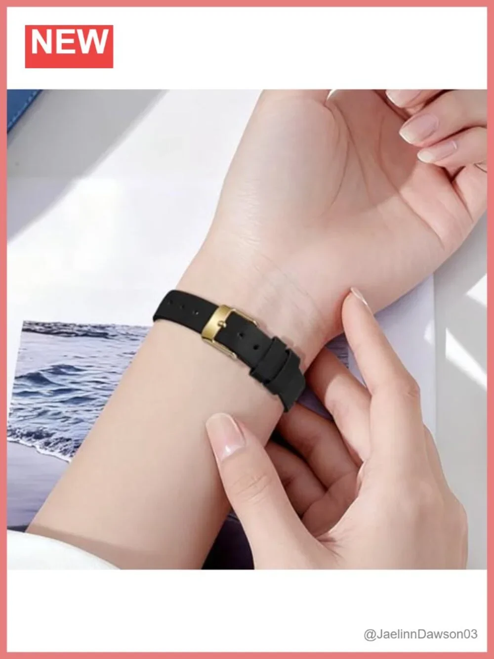 Elegant Classic Small Dial Ladies Dress Watch with Faux Leather Strap, Japanese